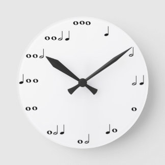 Ronde Horloge des notes musicales