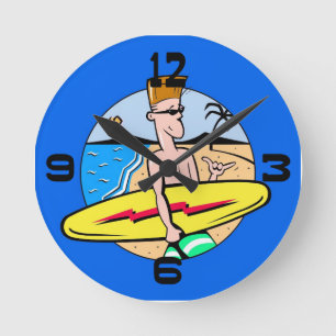 Ronde Horloge du surfeur