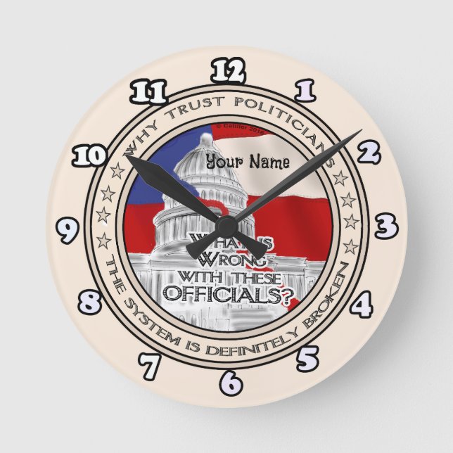Ronde Horloge du système politique cassé (Recto)