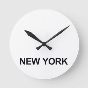 RONDE HORLOGE DU TIMEZONE MONDIAL DE NEW YORK