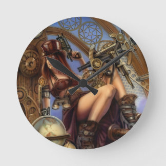 Ronde Horloge du voyageur du temps Steampunk !