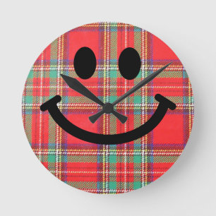 Ronde Horloge écossaise de tartan