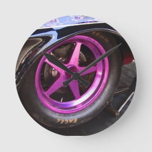 Ronde Horloge en acrylique mancave NITRO MILITIA