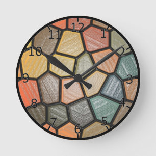 Ronde Horloge En Matière Plastique