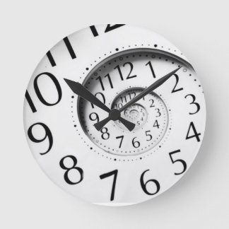 Ronde Horloge en spirale d'art