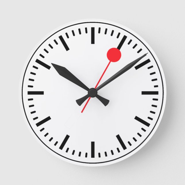 Ronde Horloge ferroviaire suisse (Recto)