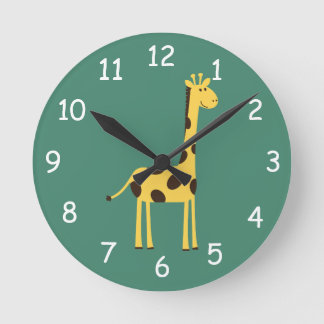 Ronde Horloge Giraffe