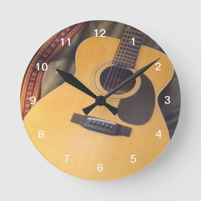 Ronde horloge guitare (Recto)