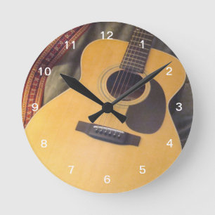 Ronde horloge guitare
