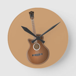 Ronde horloge guitare