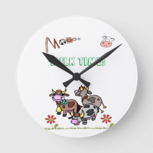 Ronde Horloge horaire du lait de vache