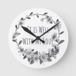 Ronde Horloge Il Est Bien Pour Mon Âme
