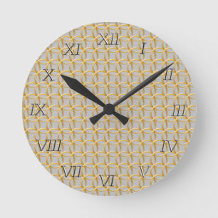Ronde Horloge - Liens de courrier de la chaîne d'or