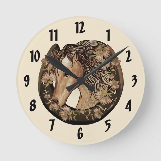 Ronde Horloge Lucky Horse (Recto)