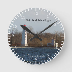 Ronde Horloge lumineuse de Main Duck Island