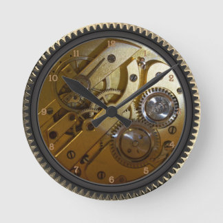 Ronde Horloge mécanique des engrenages