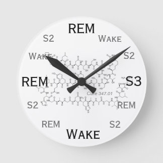Ronde Horloge Motif du sommeil