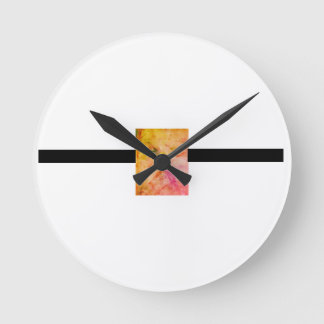 Ronde Horloge Mur Acrylique Partenaires