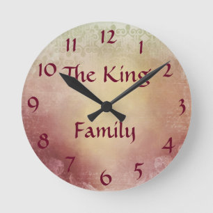 Ronde Horloge personnalisable