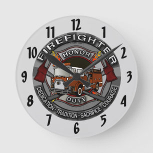 Ronde Horloge Pompiers d'Honneur