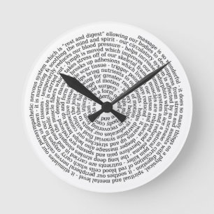 Ronde Horloge pour le thérapeute de massage