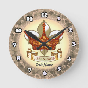 Ronde Horloge Reine Maman