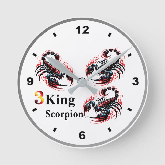 Ronde Horloge Roi Scorpion (Recto)