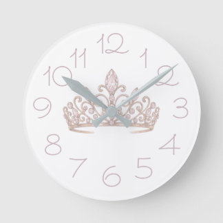 Ronde Horloge Rose Princesse