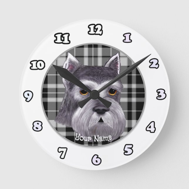 Ronde Horloge Schnauzer (Recto)
