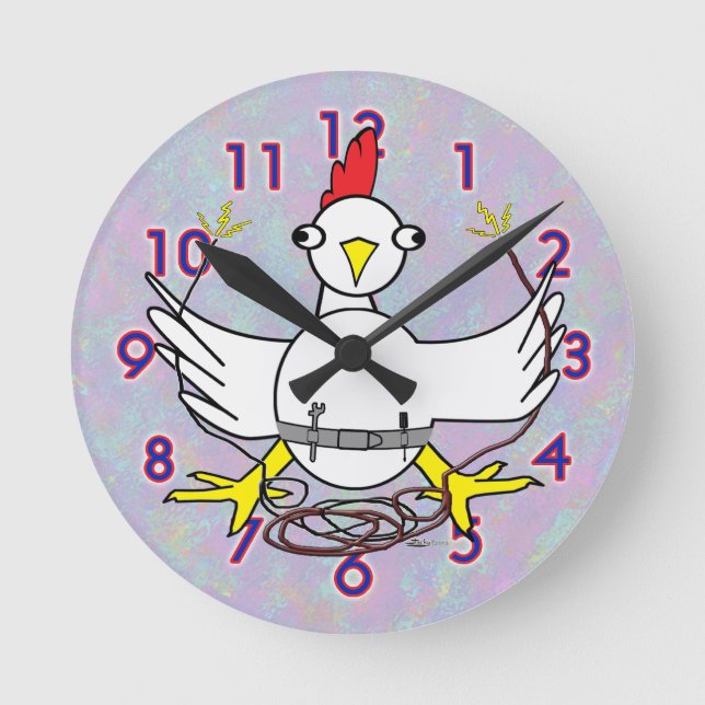 Ronde Horloge suffisante d'entrepreneur (Recto)