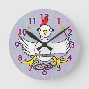 Ronde Horloge suffisante d'entrepreneur