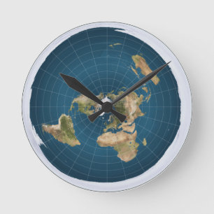 Ronde Horloge Terre FLat