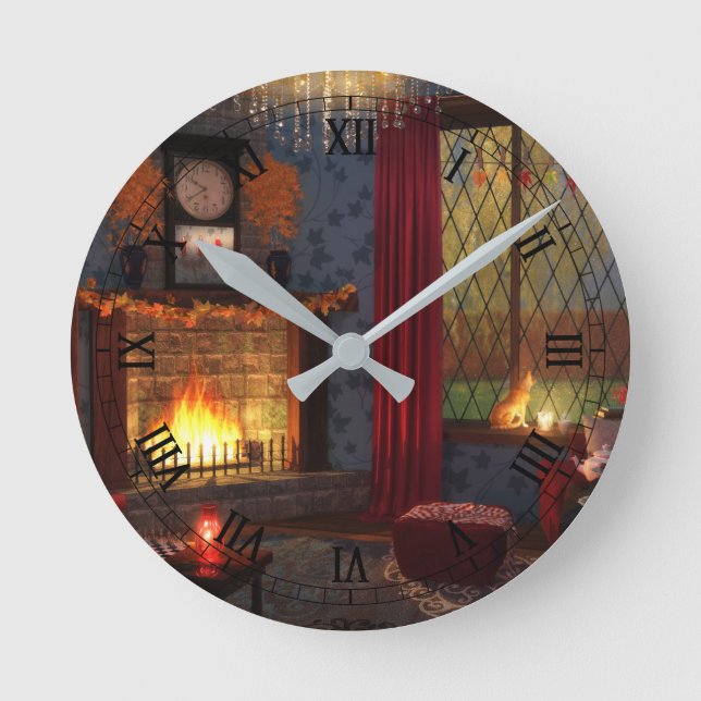 Ronde Horloge Tranquille Automne (Recto)