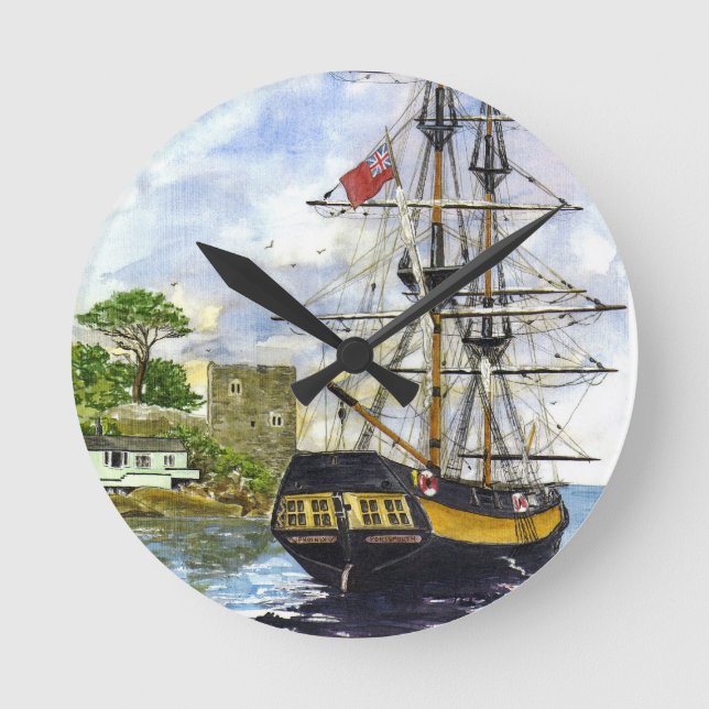 Ronde Horloge 'Vue arrière' (Recto)