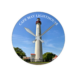 Ronde Phare de Cape May, horloge de New Jersey