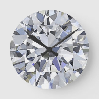Ronde Pierre porte-bonheur d'avril - horloge de diamant