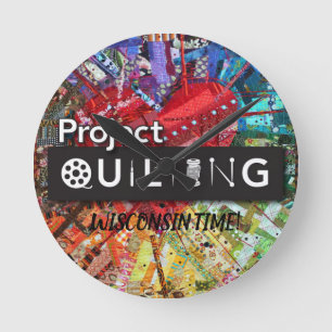 Ronde Projet de temps du Wisconsin Horloge d'attente