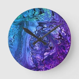 Ronde Verser acrylique #24 Horloge