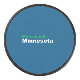 Rondelle de hockey de Minneapolis, Minnesota
