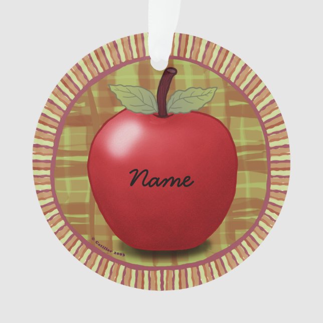 Rondo Apple  Ornament (Front)