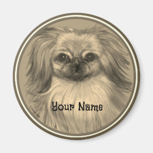 Rondo  Pekingese dog magnet