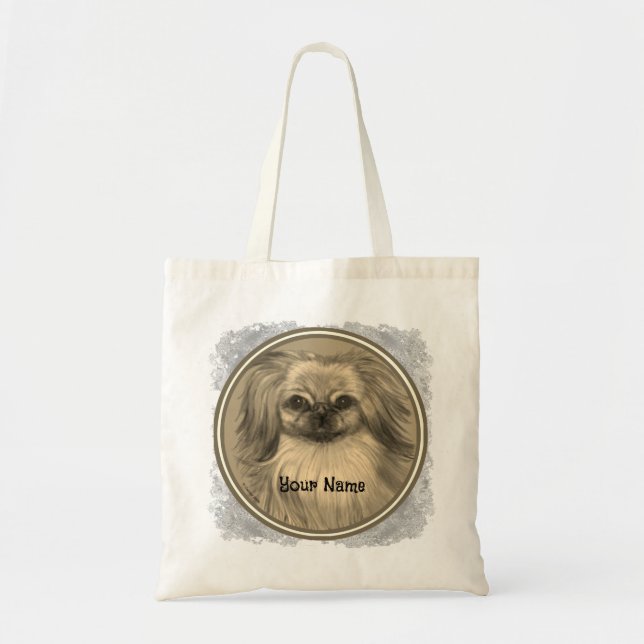 Rondo Pekingese  Dog Tote Bag (Front)