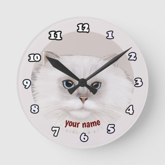 Rondo Perse Horloge Chat (Recto)