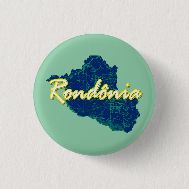 Rondonia 1 Inch Round Button (Front)