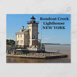 Rondout Creek Lighthouse, New York Postcard