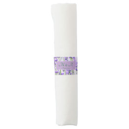Ronds De Serviette Lavender Fields Mariage Napkin Band