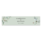 Mariage à l'aquarelle de feuillage d'eucalyptus