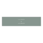 Sage Green Minimaliste Bandes de serviette