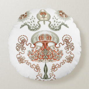 Ronds Vie aquatique ~ Haeckel ~ Coussins de méduses