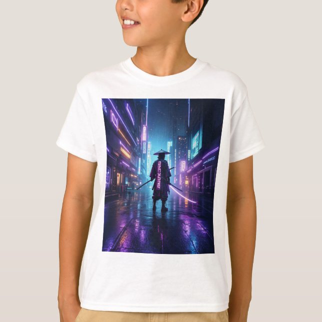 Ronin da Lâmina Neon T-Shirt (Front)